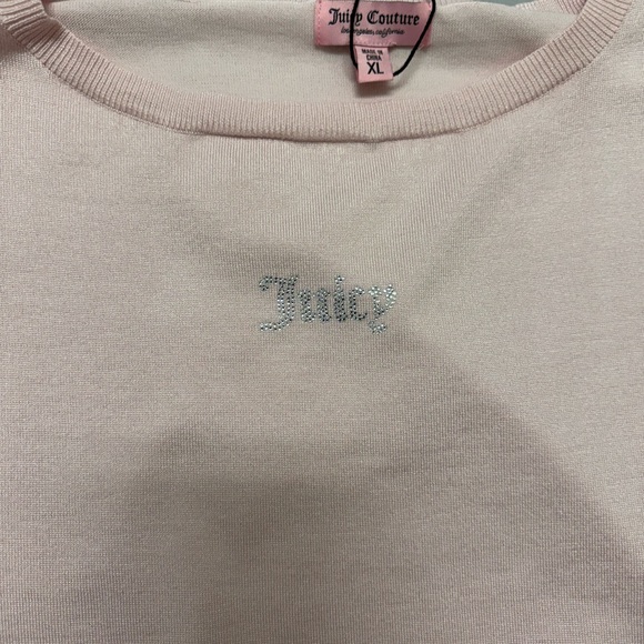 Juicy Couture XL New Whisper Pink Lightweight Sweater - Picture 3 of 8